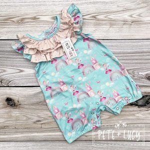 Infant romper with fairytale theme
